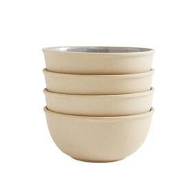 S4-809130 Portmeirion Minerals 6-inch Serving Bowl Aquamarine Set Of 4 - Stoneware Tableware Re