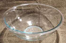 326-33 Pyrex Vintage 326 33 Clear Glass Large 4 Quart Mixing Bowl Microwave Safe 11.75 Inch