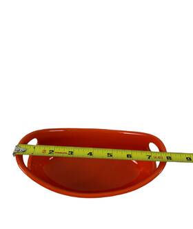 G015 Rachael Ray Rachel Stoneware12 Oz Orange Baking Serving Dish With Handles 4.5 X7.5