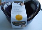 Rachael Ray Nib Stoneware 1 2 Quart Mixing Bowl Set Purple Eggplant New In Box 051153580680