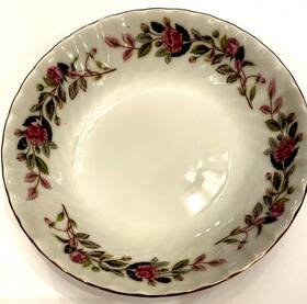 2345 Regency Vintage Japan Creative Fine China Rose Fruit / Dessert Bowl 5.5 Inch Flowers