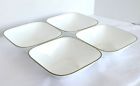 Rim Corelle 4 Cereal 1 Bowl Pink Soup Pretty Vitrelle 2 White Square Usa 6 Green