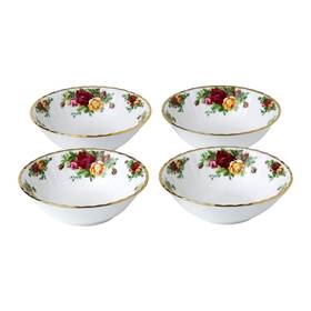 Royal Albert 701587427555 Old Country Roses Bone China Bowls 4pc Set 6.2 Inch