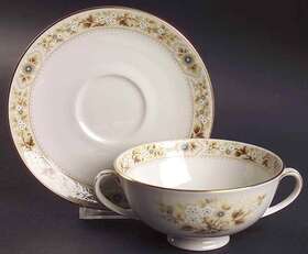 1228304 Royal Doulton Mandalay Cream Soup And Saucer