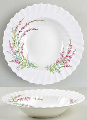 550633 Royal Doulton Bell Heather Rimmed Soup Bowl