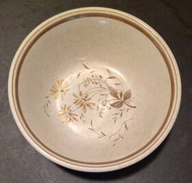 Ls1013 Royal Doulton Beige Lambethware Inch Sandsprite Stoneware Bowl