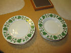- Royal Ivy White Design Trim Bowls Gold Green 4 Brown 8 " Jackson