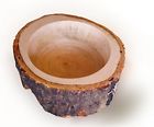 Rro7bwwood Roro Inch Guacamole Smoothie Or Cereal Bowl With Bark Made