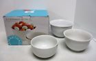 S3crmbwht Martha Stewart Collection White Ceramic Bowls