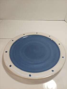 4611 Sango Newport Blue - 11.5 Inch Plate Ceramic 1f