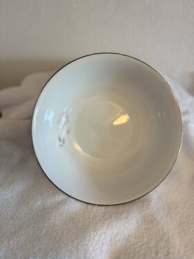 6176 Sango China Japan Rosanne 7 Inch Soup Bowls White Pink Rose Set Of 4