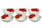 Sb3400-366-6 Red Vanilla Summer Sun Dessert Bowl Set Of 885018202727
