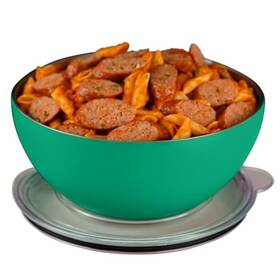 Served 850039512094 Large Insulated Serving Bowl With Lid 100oz/3qt - Double-walled Stainless S