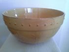 Euc12 Serving Stoneware Sorrento Salad Mixing " Wheat Signature Bowl Gold Vintage