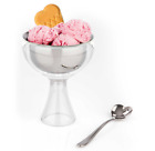 957989 Set Alessi Big Love Ice Cream Bowl Heart 8 003299