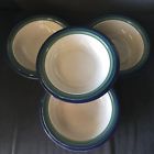 Set Ocean Pfaltzgraff Soup 4 Breeze Bowls-excellent Usa Cereal Rimmed