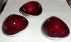 72333 Set - Serveware Designz Organic Red 3 Simply Nut Bowls