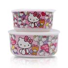 Sf358a1 Finex Set Of Pink Hello Kitty Large Small Bowl With