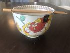 Sf550-2013 Yokohama Studio Miyabi Hand Painted Rice Dish Ramen Noodle Bowl