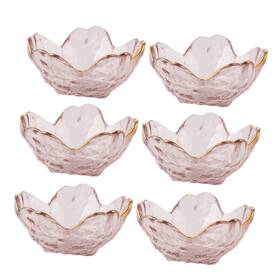 Eynxlm5q44904607dqio1 Showeroro Glass Flavor Dish Set 6pcs Cherry Blossom Mini Bowls For Salad Sauce Je