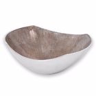 Simplydesignz Bodoni 12 Inch Bowl In Sable Cast Aluminum Metal Brand New 822919207499