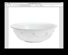 Small Bowl Whitewash Juliska Serving Thread - Berry