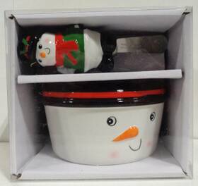 Smartliving 041520147998 Snowman Spreader And Dip Set