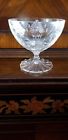 Sn106 Mikasa Crystal Christmas Tree Dessert Bowl New Footed Sherbet Ice