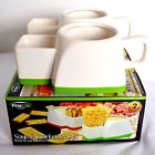 Soup Cracker Fine Life New 2 Ceramic Mugs Cup Bowl Pasta Appetizer Dip Dishes 811676016758