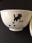 Sp551-c Kafuh Japan Asian Soup Rice Noodle Bowl Dish Cat Paw