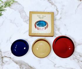 00542811 Spencer Gifts Rare 70s 80s Plastic Colored Stack Bowl Nesting Bowls Set Of 3