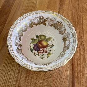 Spode 1680-r China Pedestal Bowl F1680 R Golden Valley