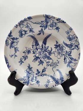 7271596 Spode Honeywall For Williams Sonoma Blue And White Floral Bowls