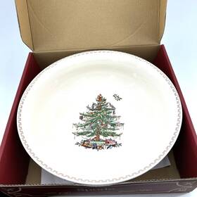 Spode 749151568754 Large Round Christmas Tree Serving Bowl 10 Inch In Box