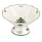 Spode Christmas Tree 75th Anniversary Footed Compote Serving Bowl 749151555815