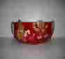 Ss0801 St Nicholas Square Red Gingerbread And Treats Ceramic Serving Bowl New Tags
