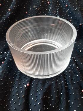 X-505 Stelton A/s Serving Bowl Pilastro Small Decorative Glass D 5 Inch 4