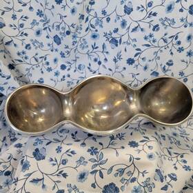 Mt0587 Steve Cozzolino Triple Condiment Server Oven-safe Bowl 2012 Multipurpose