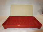 Storage Keeper Serving Red Bottom Marinade Bacon Waffle Orange Tupperware