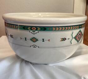 Sw-y2201 Studio Nova Set Of 3 Inch Adirondack Aztec Nesting Stoneware Mixing Bowl