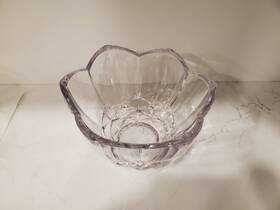 Wy699 Studio Nova Wy699/722 Starcade Small Glass Fruit Bowl 8-3/4 Inch Clear