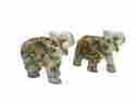 Svsr-033 Svocan Vintage Marble Elephant Home Decor Antique Pair Figurine Christmas Gift