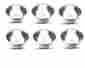 Svut-019-06 Svocan Nice 6 Pcs Combo Aluminum Bowls Dinnerware Mixing Bowl Dining Table Dinner Set