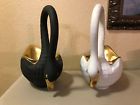 Sw2000 Sw2001 Large White Swan Black By Lobjet Kt Gold 878365005813