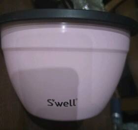 64131744523ss Swell Salad Bowl Kit Pink Peony 4 Pieces Metal