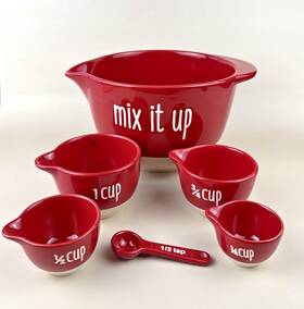 Ttu-r5574 Tabletops Gallery Mix It Up Mixing And Measuring Bowl Set Of 6