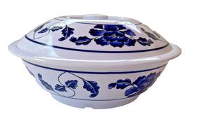 Tai-hong 789313150816 Thunder Group Wild Lotus Melamine Rice Soup Serving Bowl With Lid 75 Oz 10 In