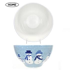 Target 679418006630 Home Winter Frost Snowman Family 10.5 Inch Serving 4 Quart Bowl Blue Christmas
