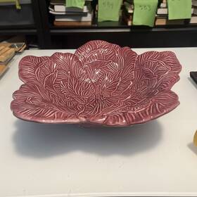 90919218 Target Retired John Derian 12.25 Inch X12.75 Cabbage Stoneware Serving Bowl Purple