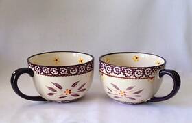 Ppp-sq-939528 Temp-tations By Tara Old World Eggplant Two Purple 18 Oz Cups Mugs Temptations
